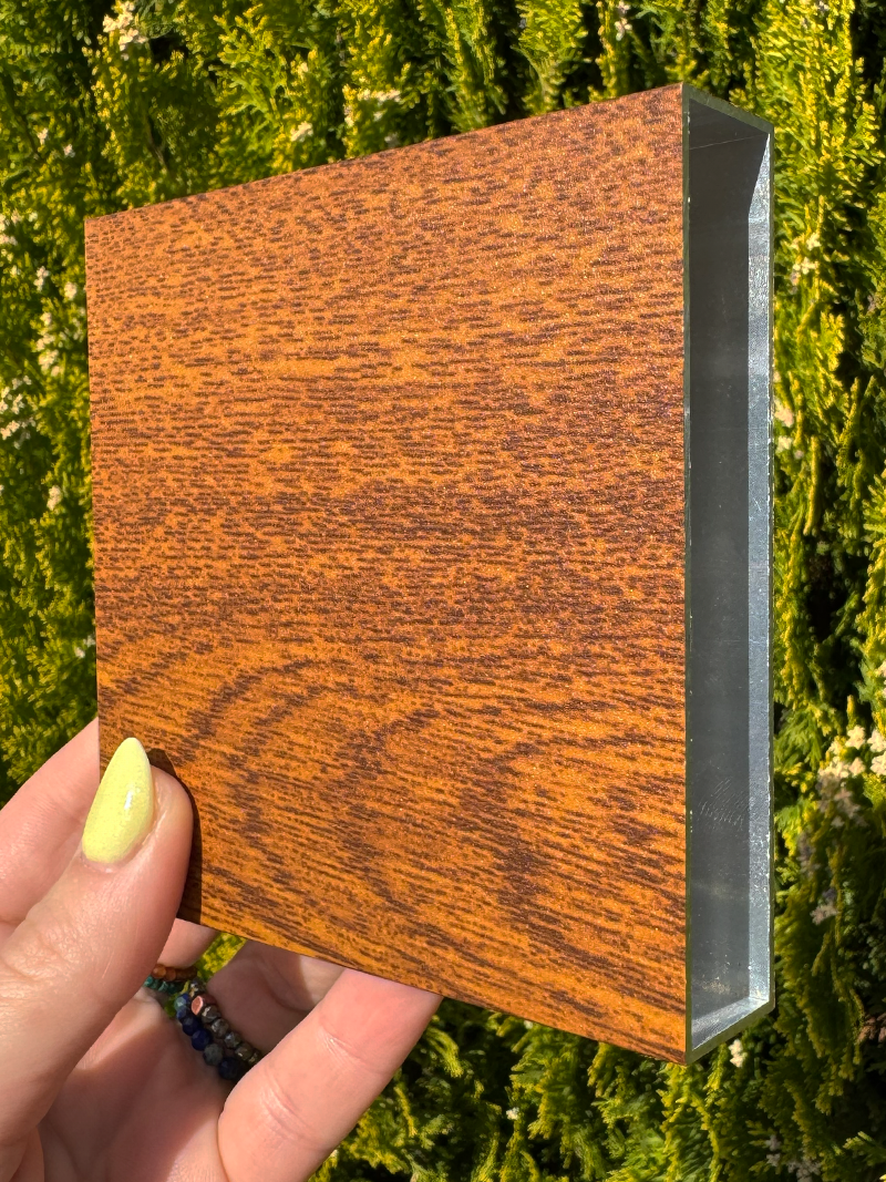 lamelă din aluminiu cu decor lemn SOLANSA (stejar auriu)